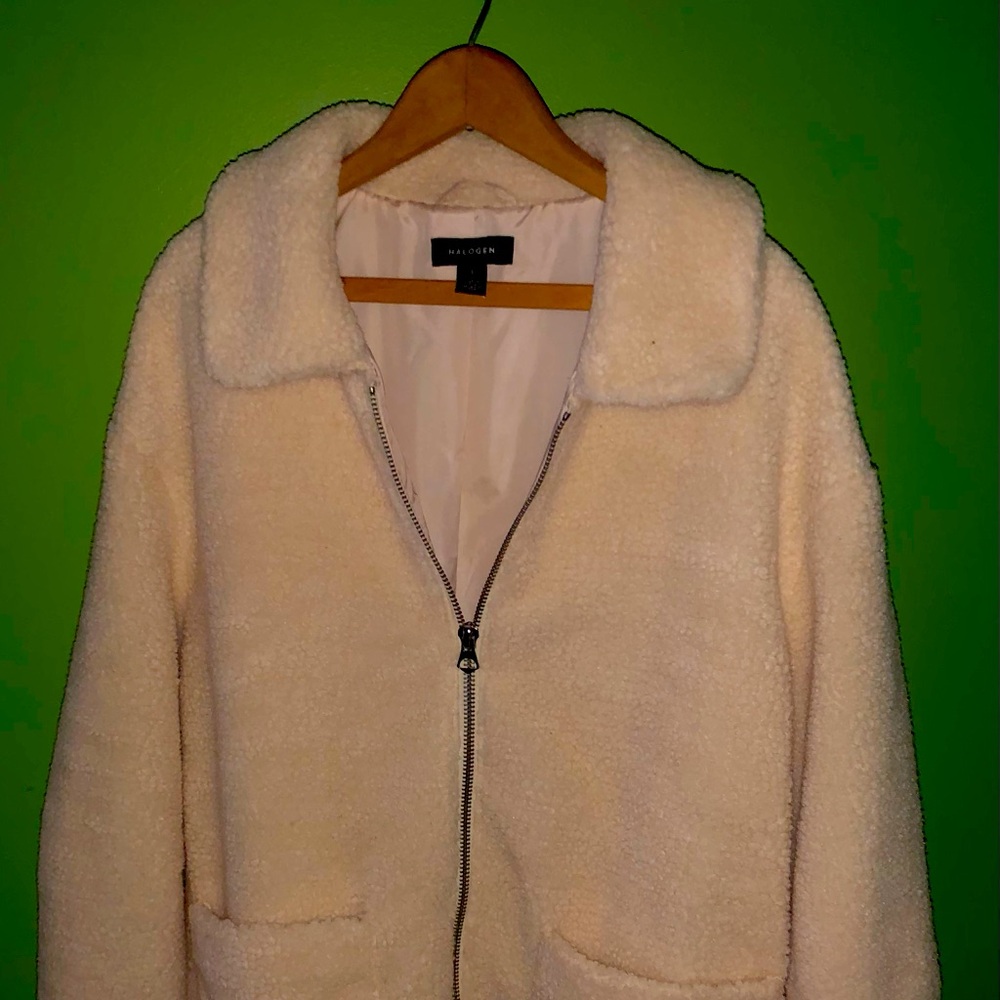 Halogen Fleece Coat Jacket